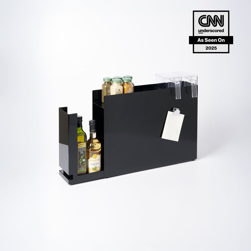 Sliding Drawer Seasoning Rack - Steel