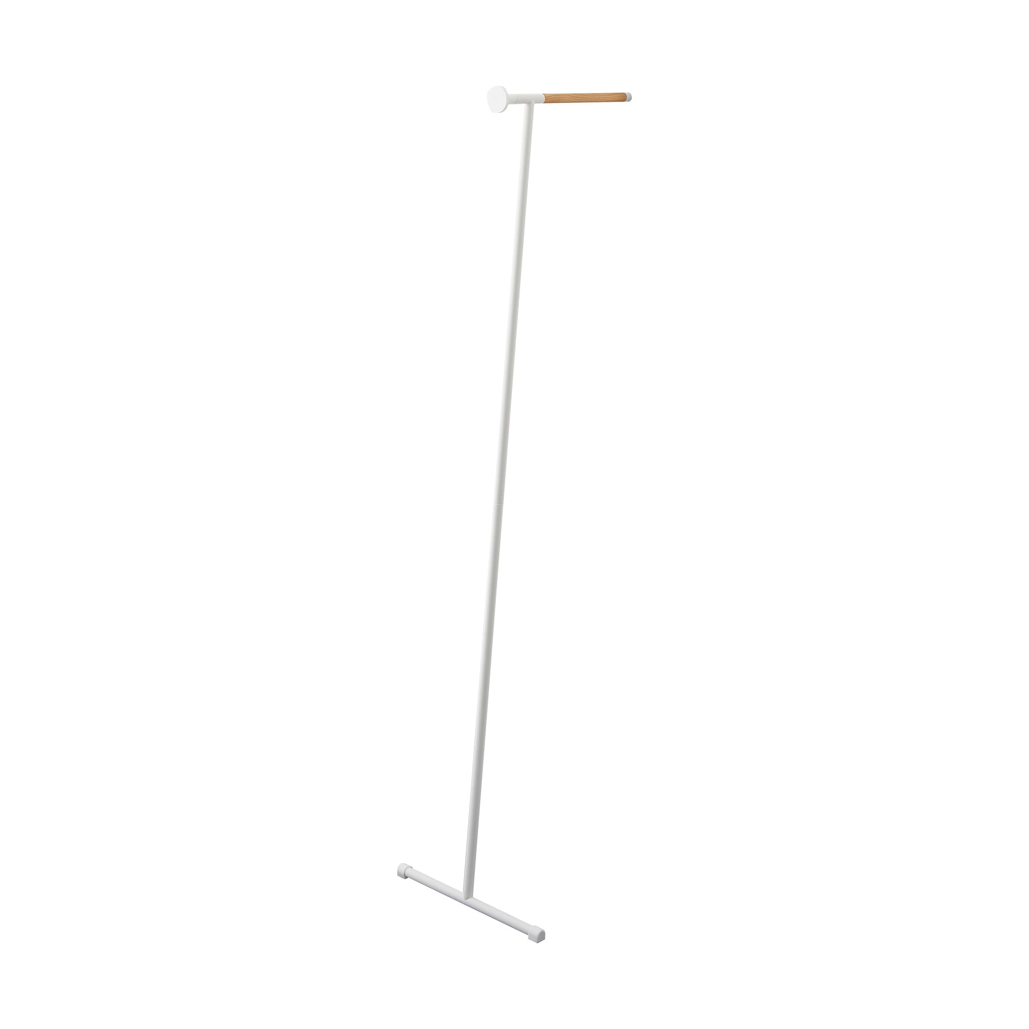 Leaning Clothes Hanger (64" H)  - Steel + Wood