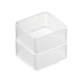 Stackable Clear Organizers [Set of 2] - Four Sizes