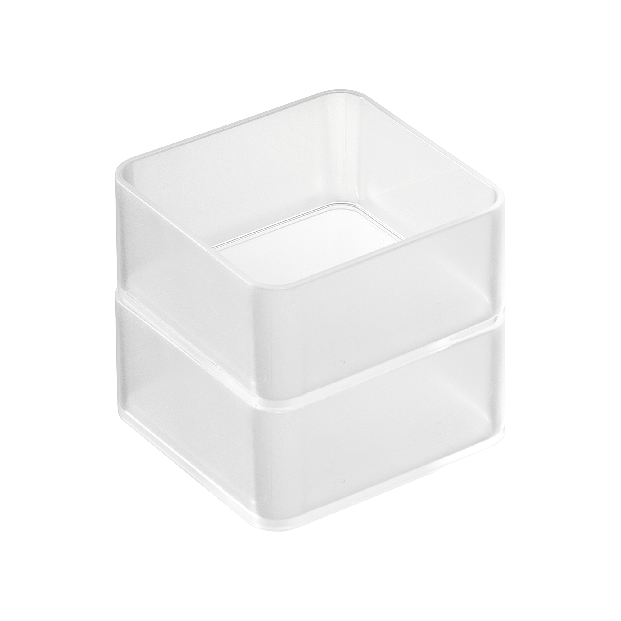 Stackable Clear Organizers [Set of 2] - Four Sizes