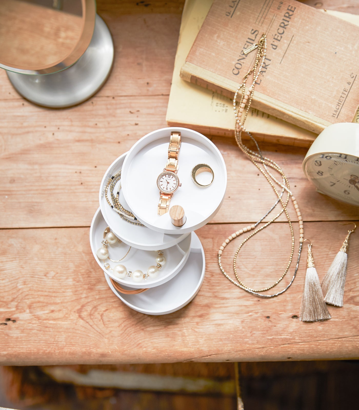 Open Top Stacked Jewelry Organizer