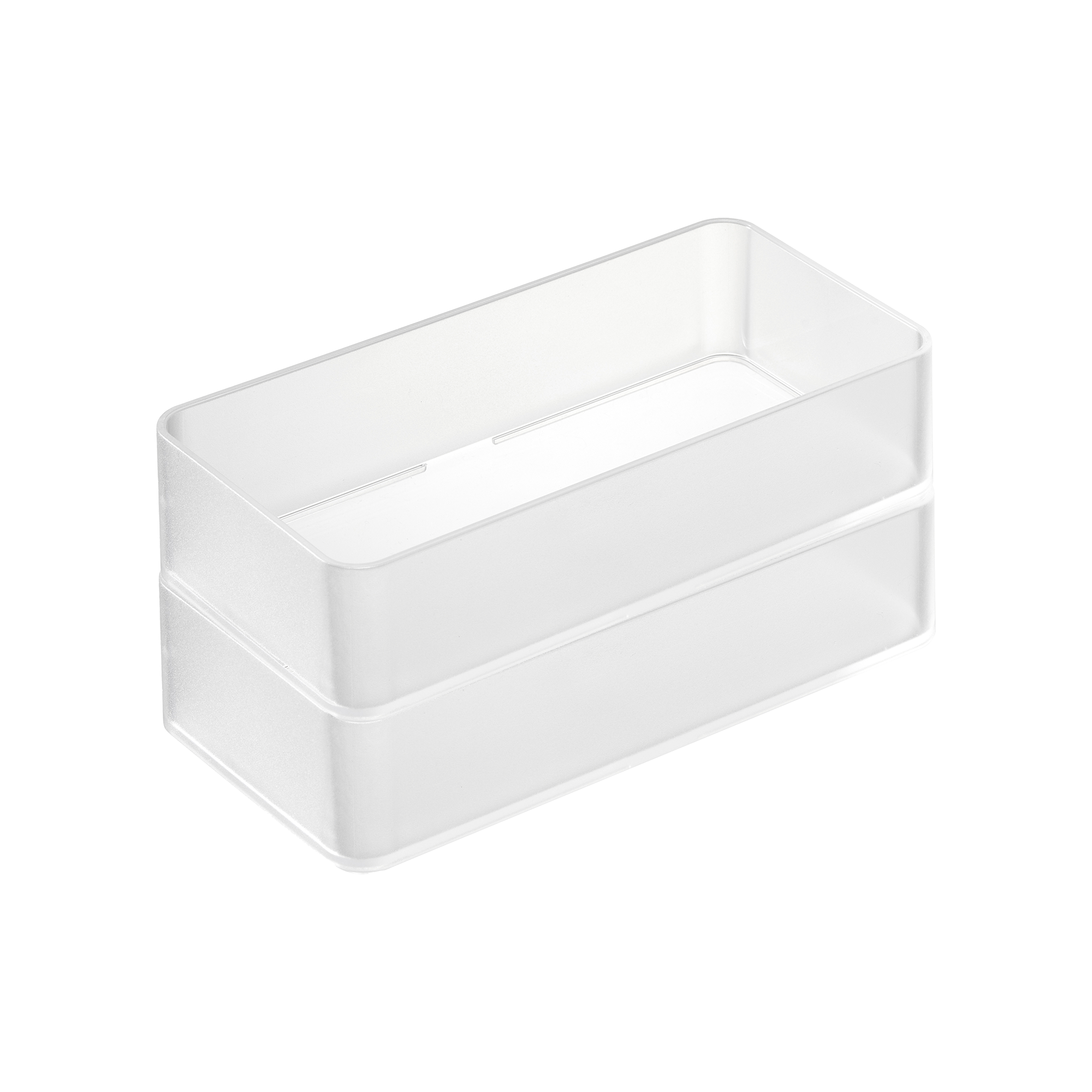 Stackable Clear Organizers [Set of 2] - Four Sizes