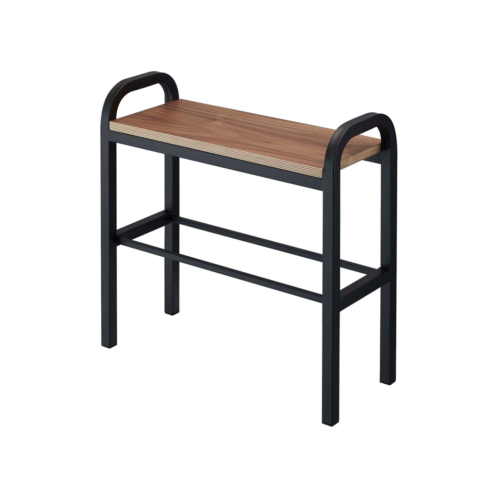 Shoe Organizer & Bench (18" H)  - Steel + Wood