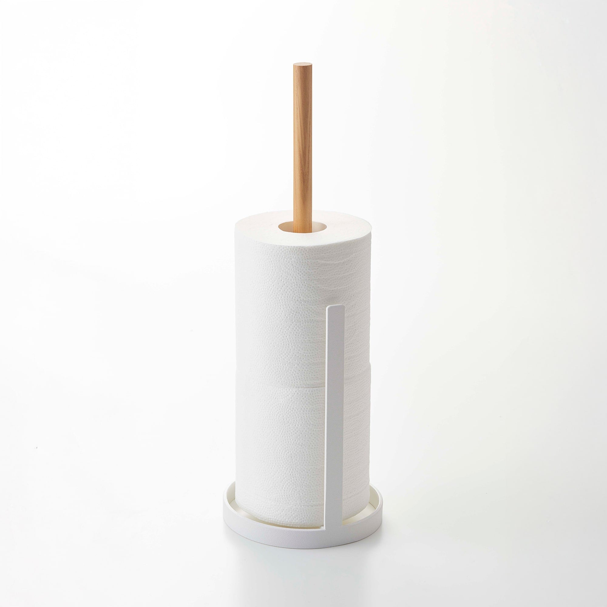 Toilet Paper Stocker - Steel + Wood