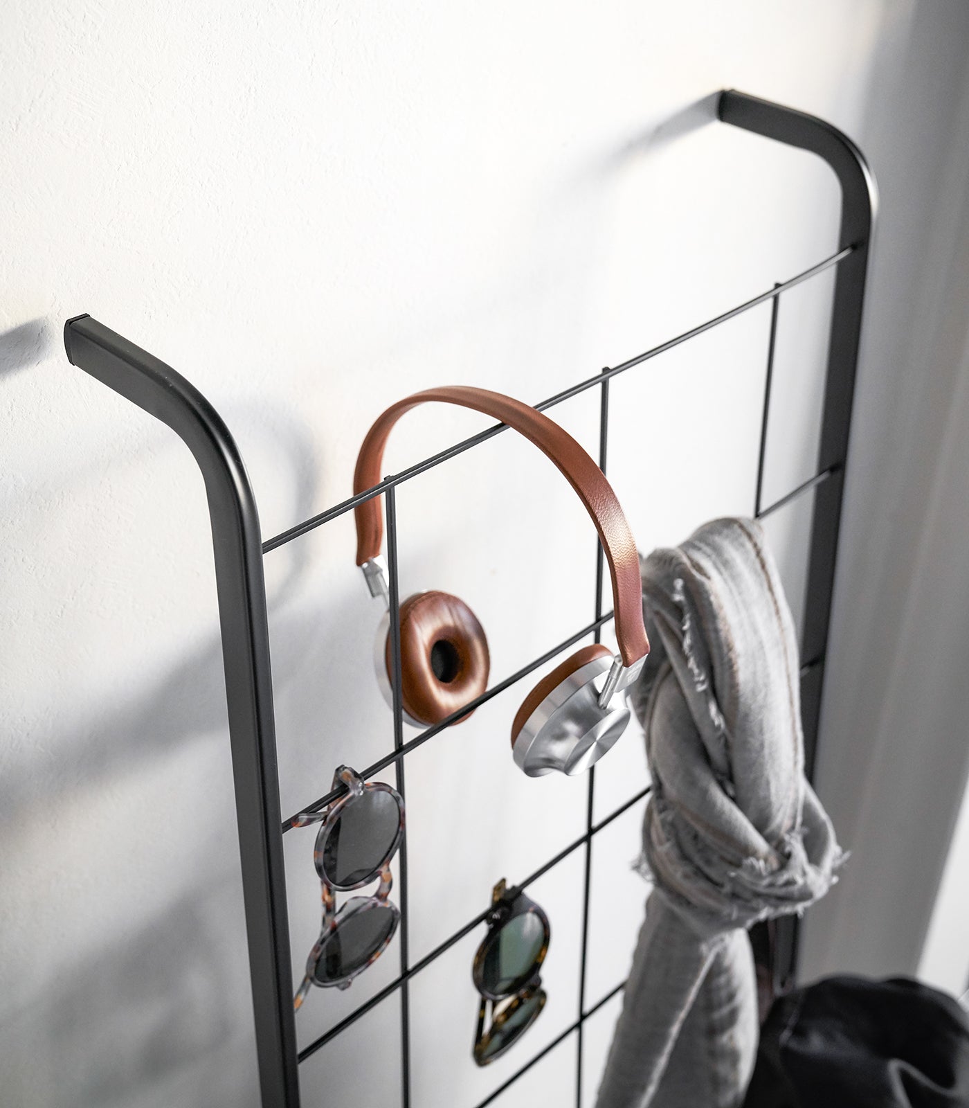 Leaning Ladder with Grid Panel (63" H)  - Steel