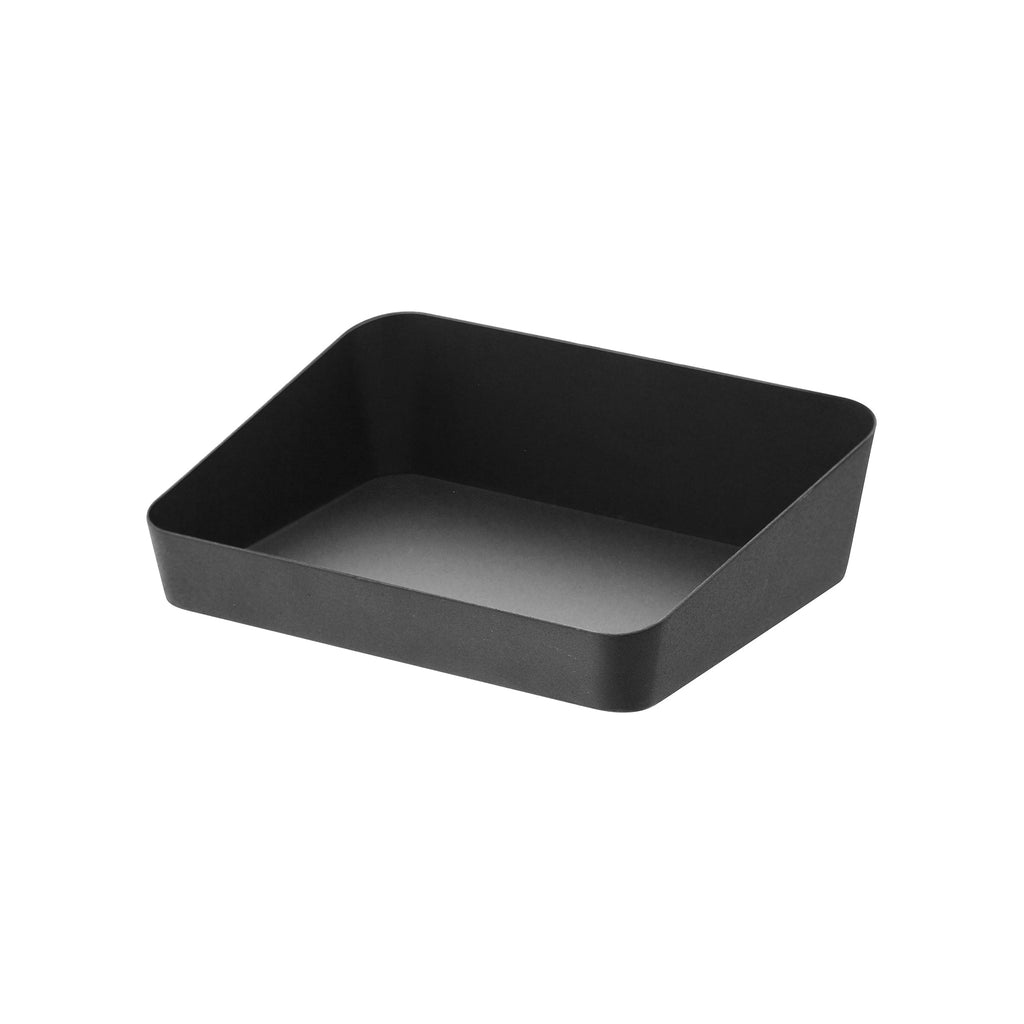 Steel Vanity Organizer Tray with Angled Design