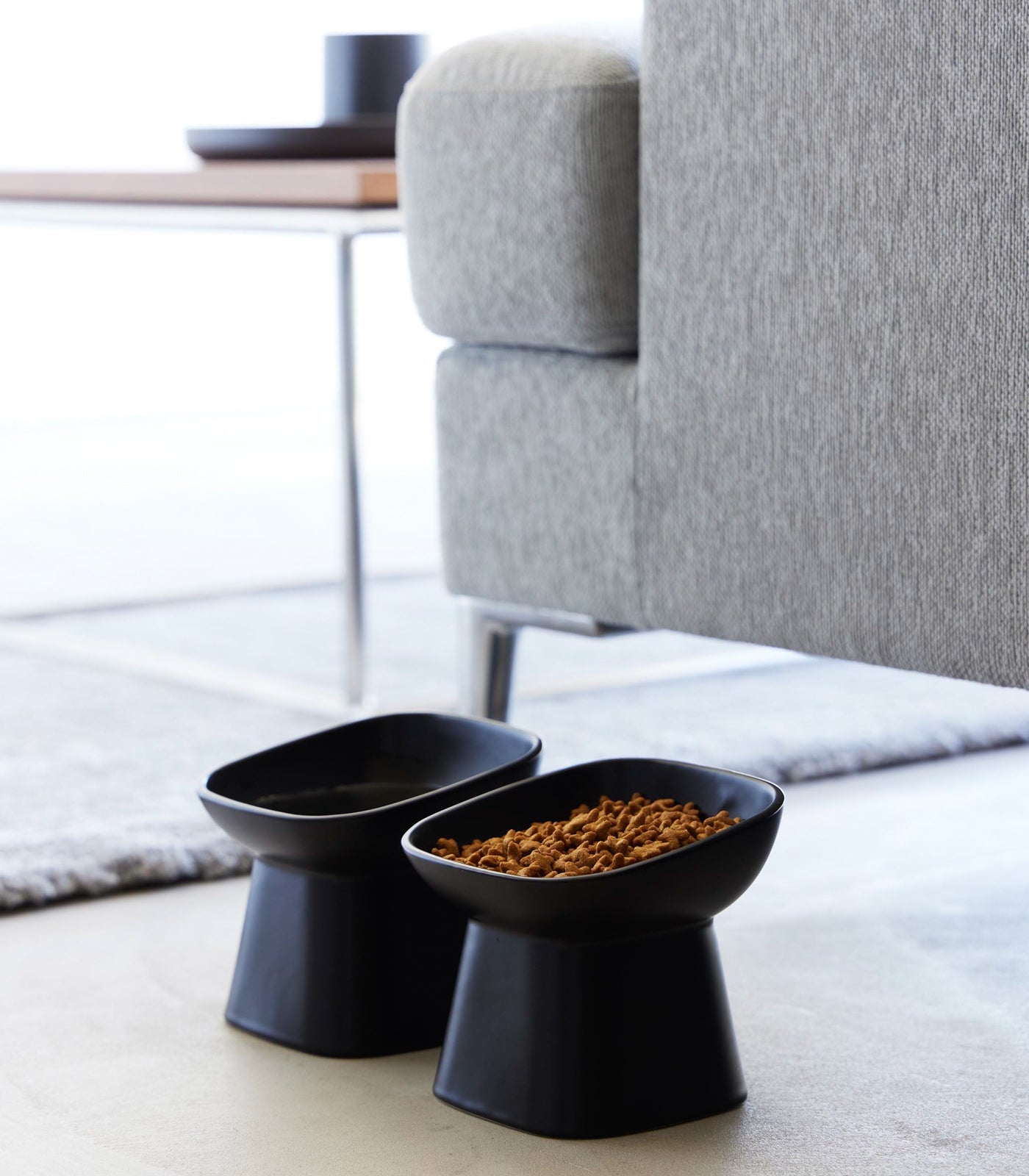 Tilted Pet Food Bowl