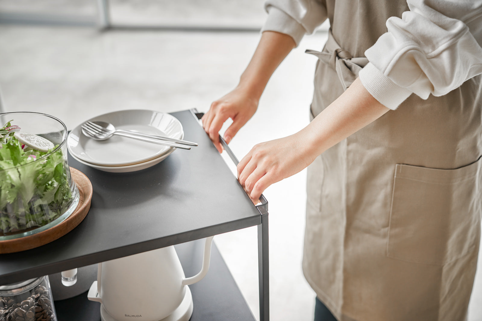 Rolling Utility Cart (32" H)  - Steel