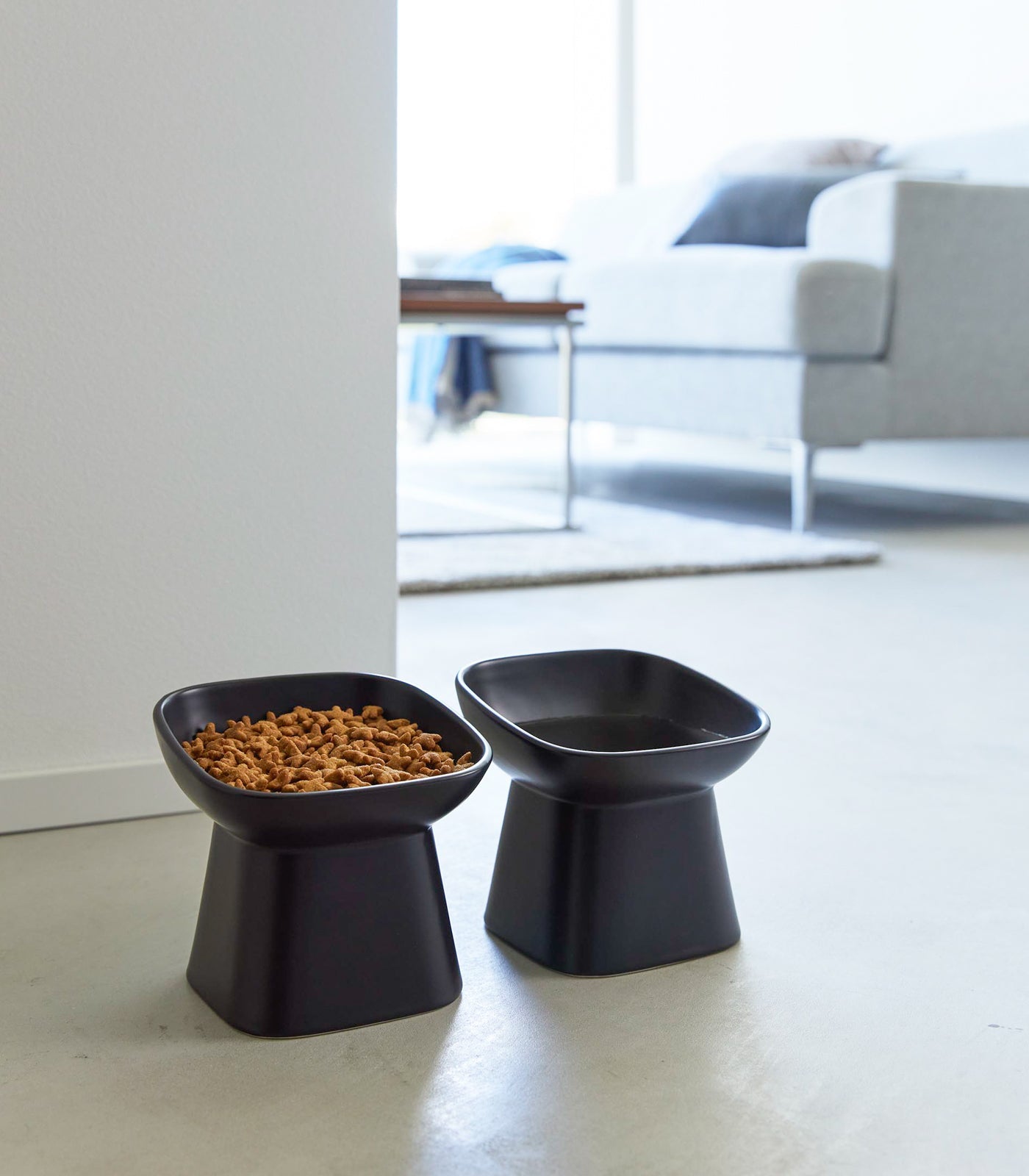 Tilted Pet Food Bowl