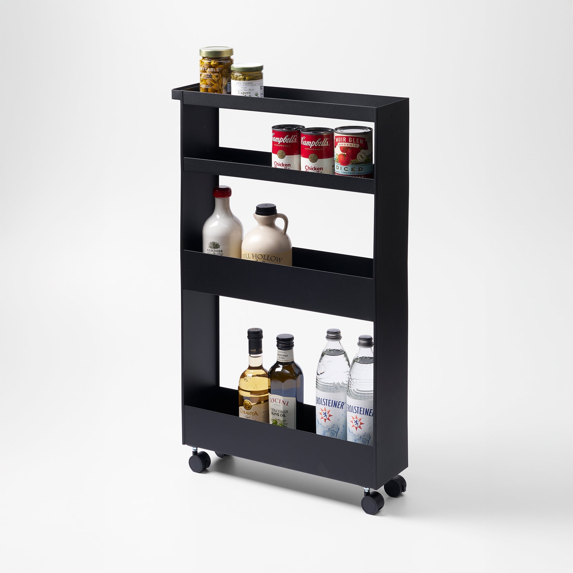 Slim Rolling Wagon (31.7" H)  - Steel