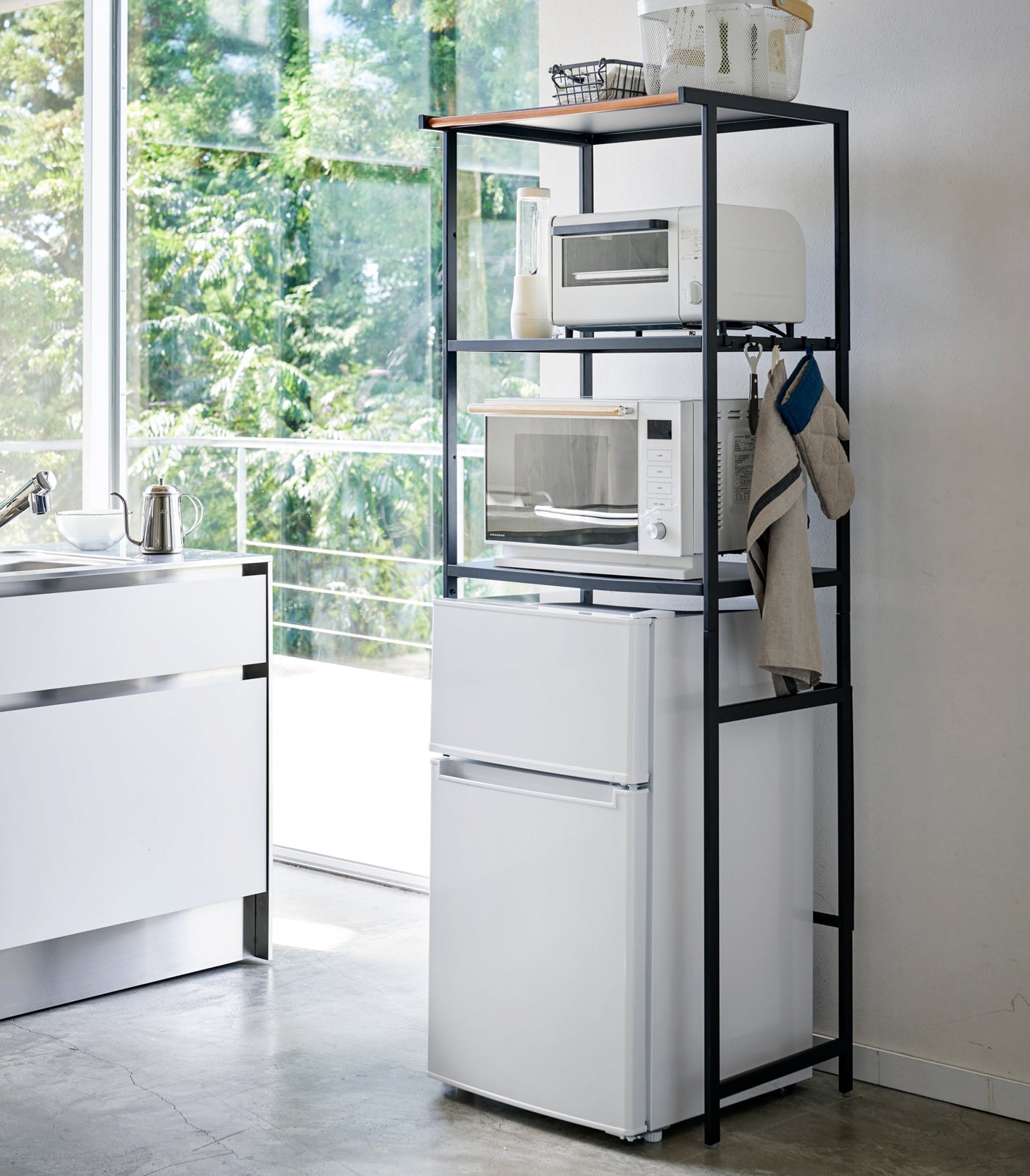 Storage Rack - 67-Inch (Fridge) (67" H)  - Steel