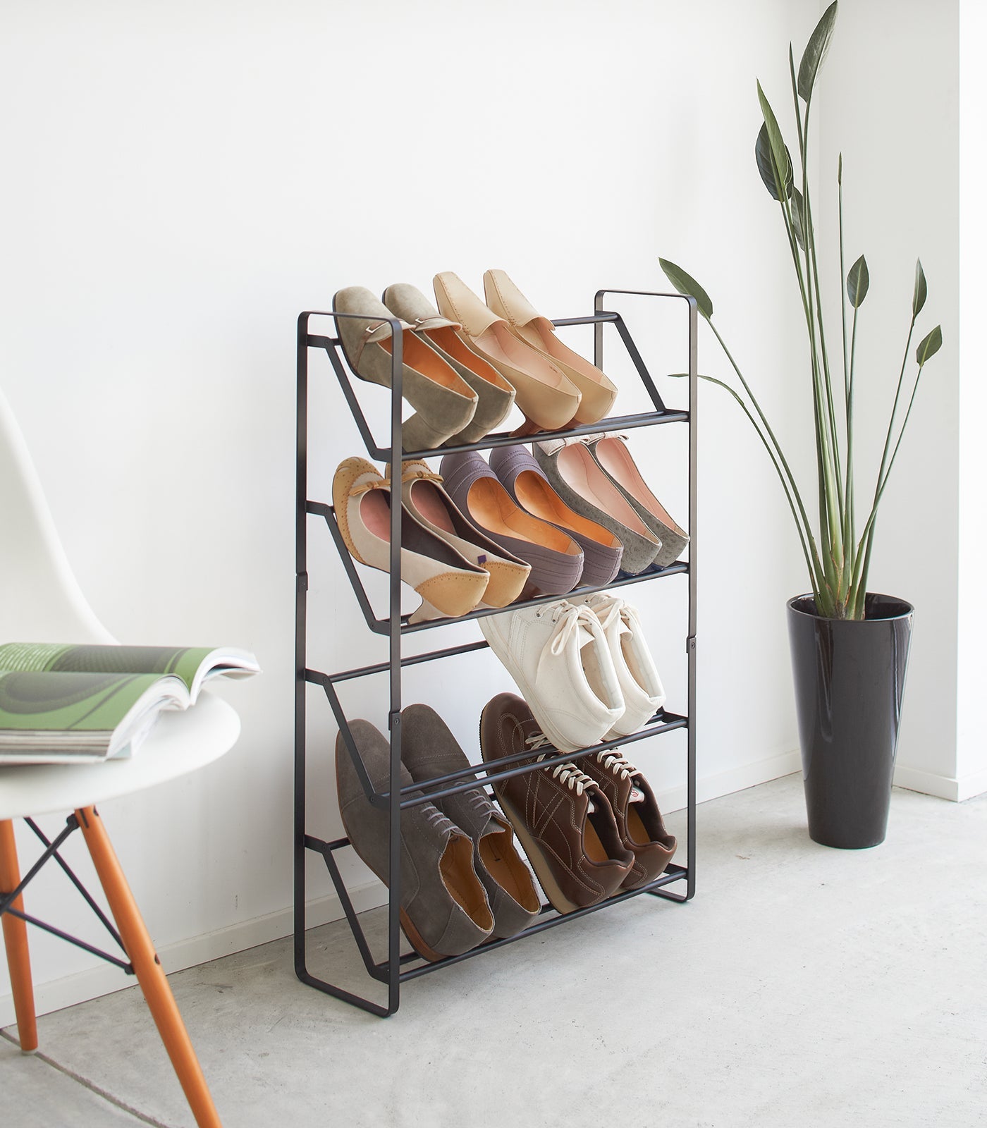 Slim Shoe Rack (31" H)  - Steel