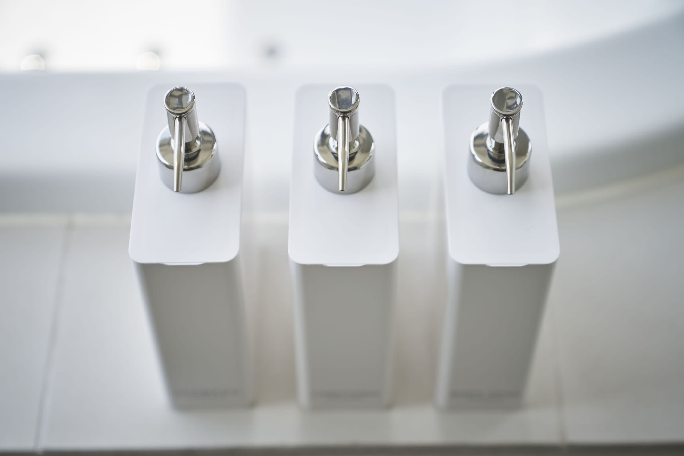 Rectangle Dispenser Bundle - Shampoo, Conditioner, and Body Soap