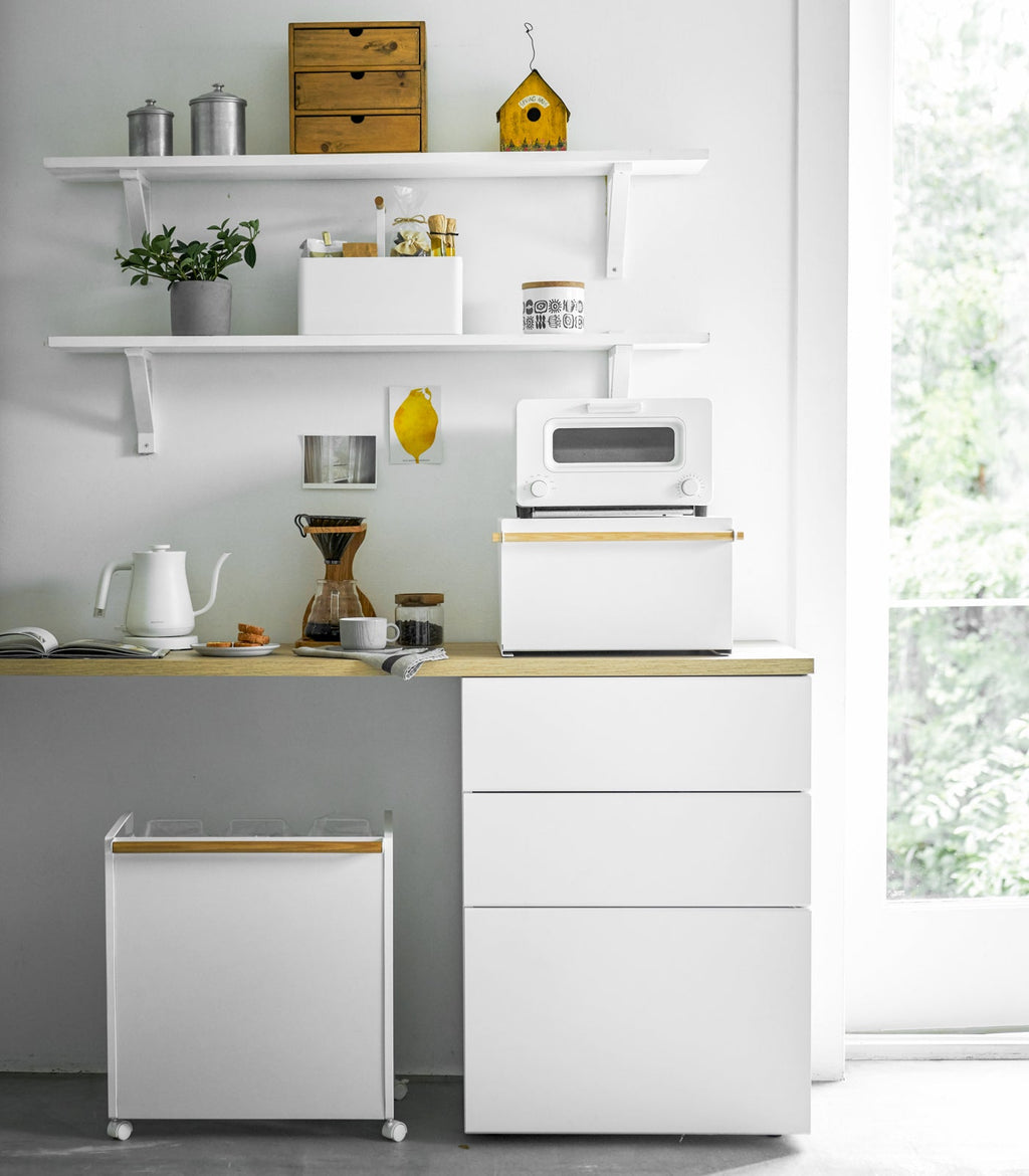 Bread Box - Steel + Wood