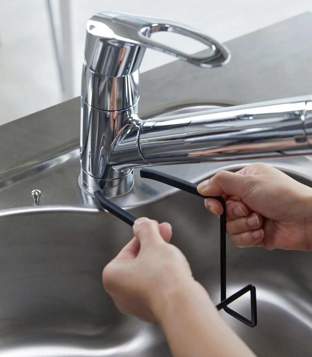 Faucet-Hanging Sponge Holder - Single - Steel