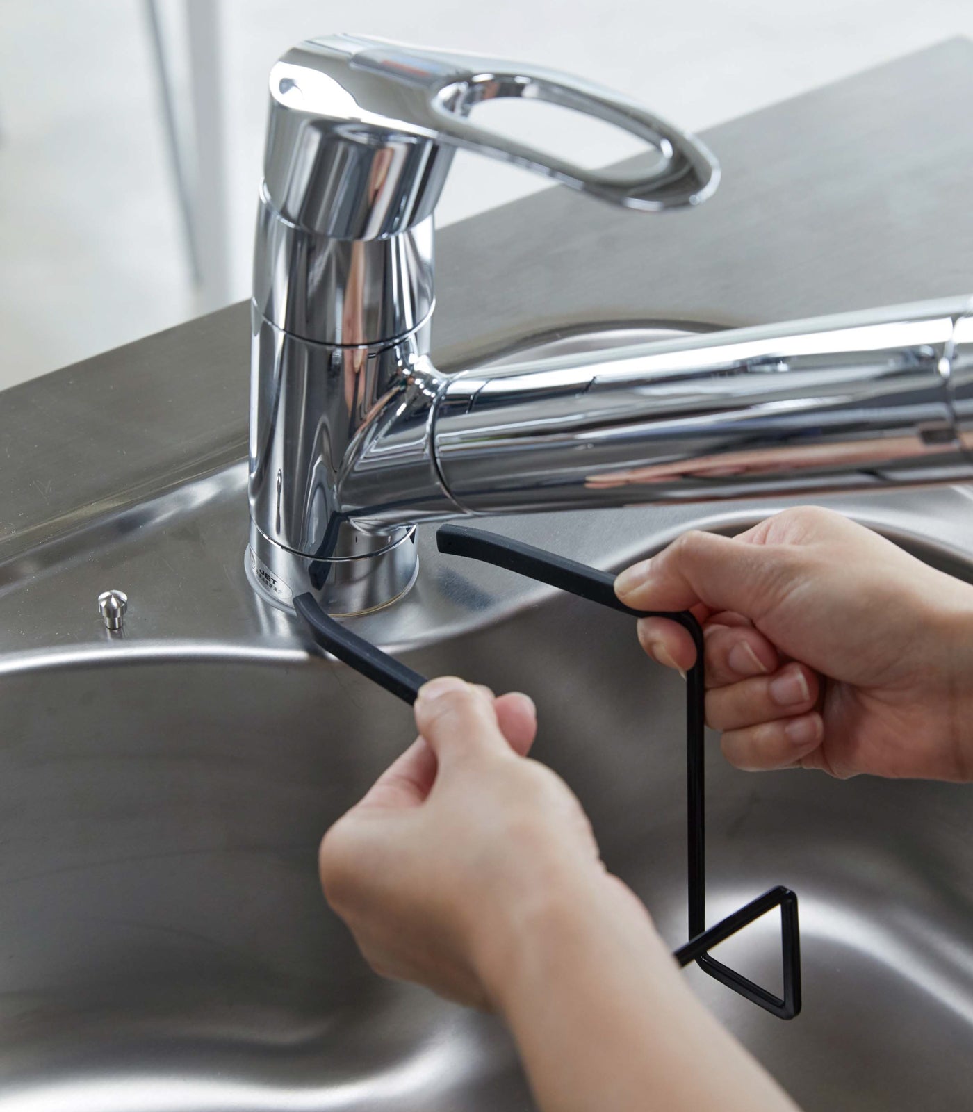 Faucet-Hanging Sponge Holder - Single - Steel