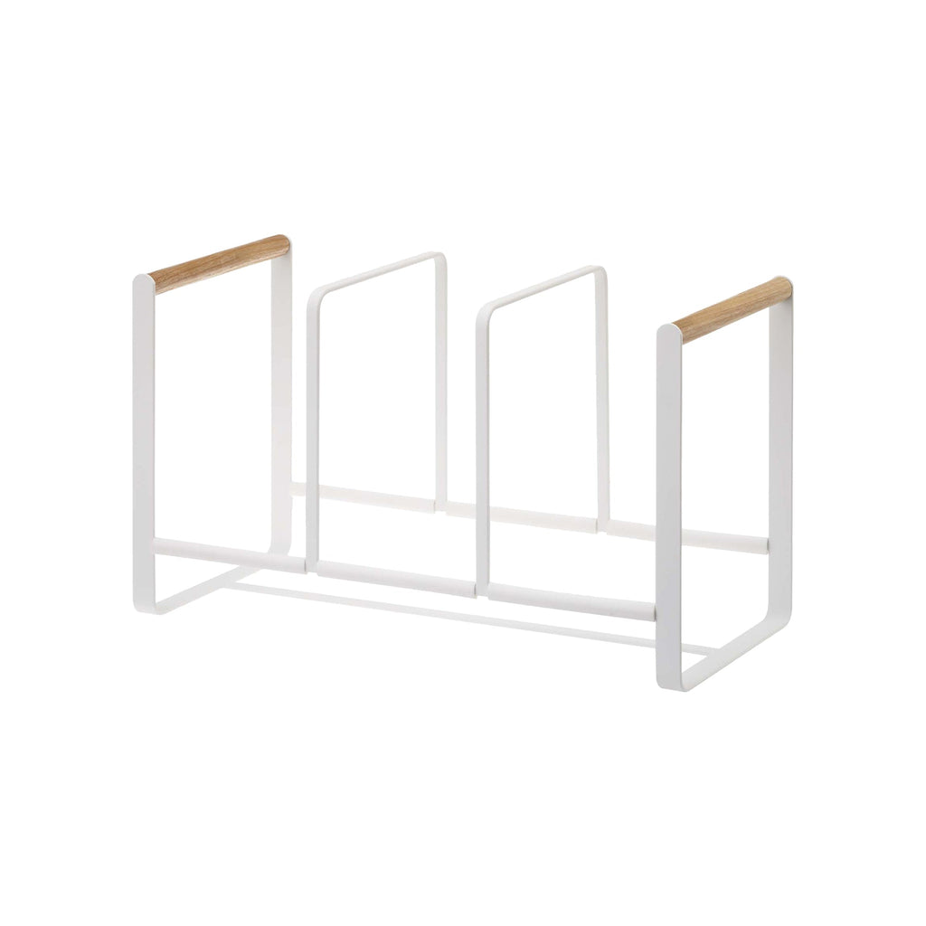 Cabinet Plate Organizer Rack for Upright Storage