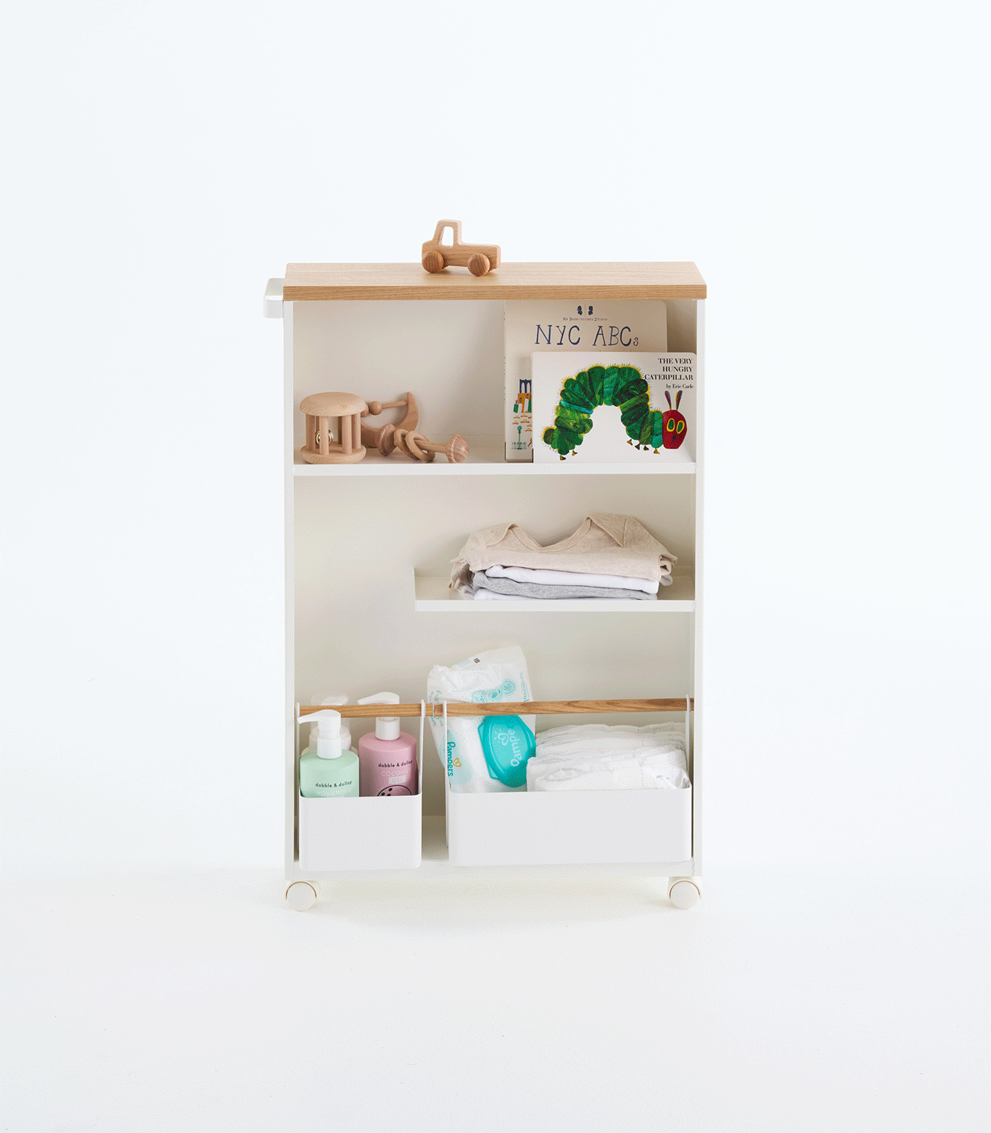 Rolling Storage Cart (27" H)  - Steel