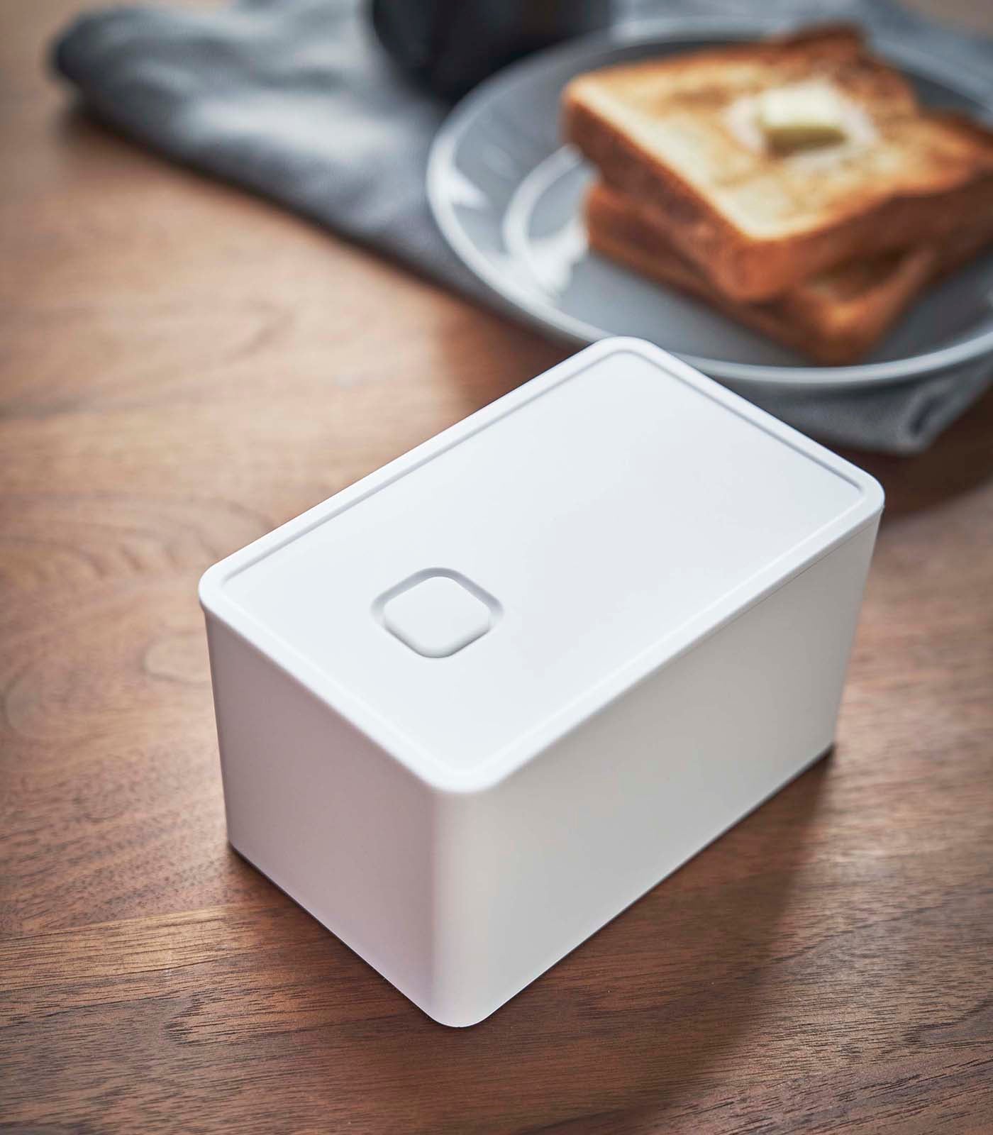 Airtight Butter Dish with Pop-Top Lid