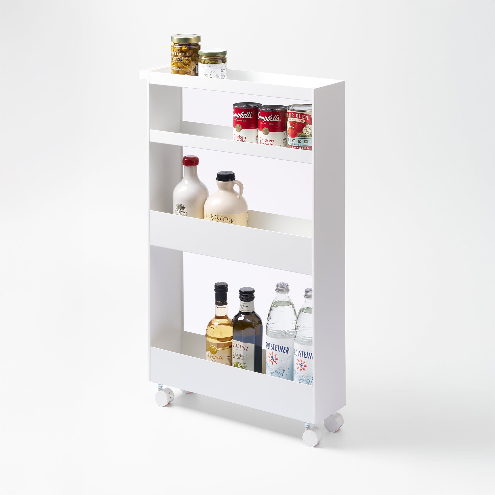 Slim Rolling Wagon (31.7" H)  - Steel