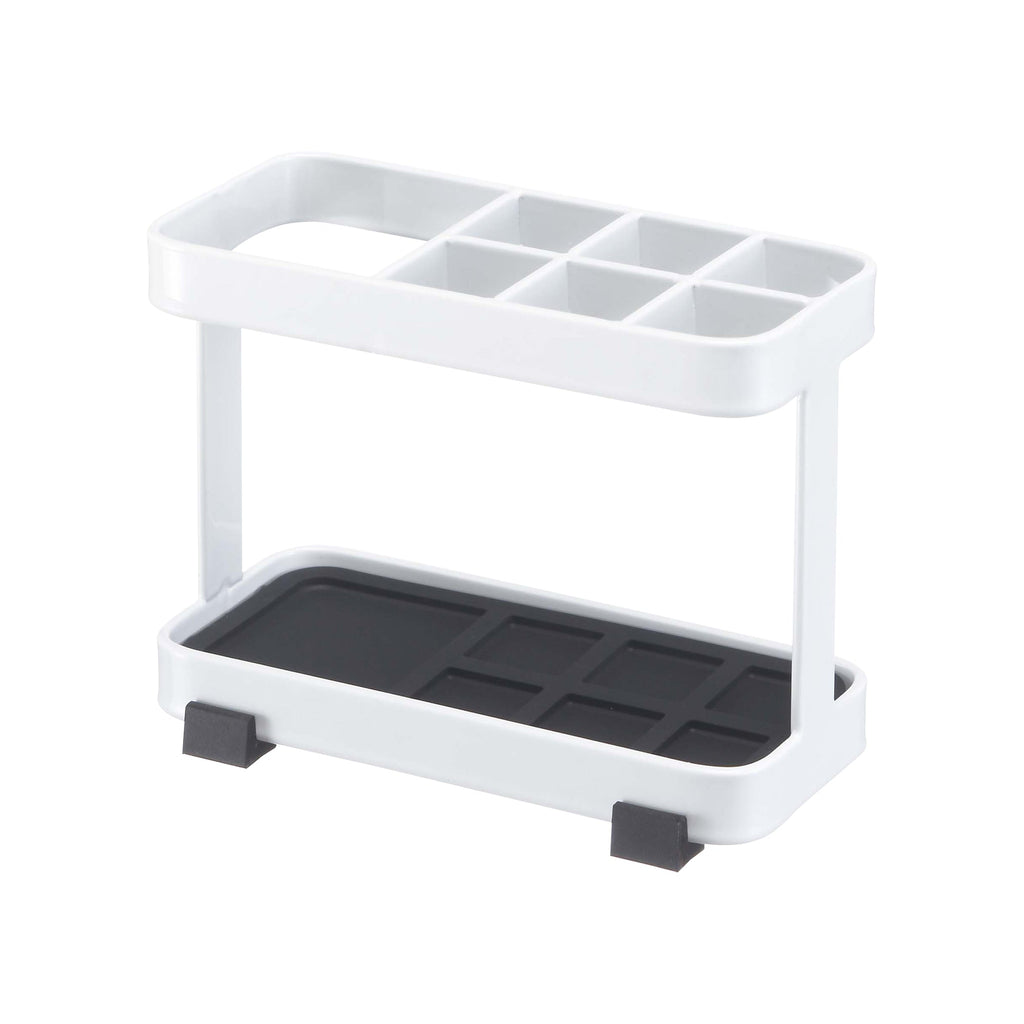 Toothbrush + Toothpaste Stand - Steel