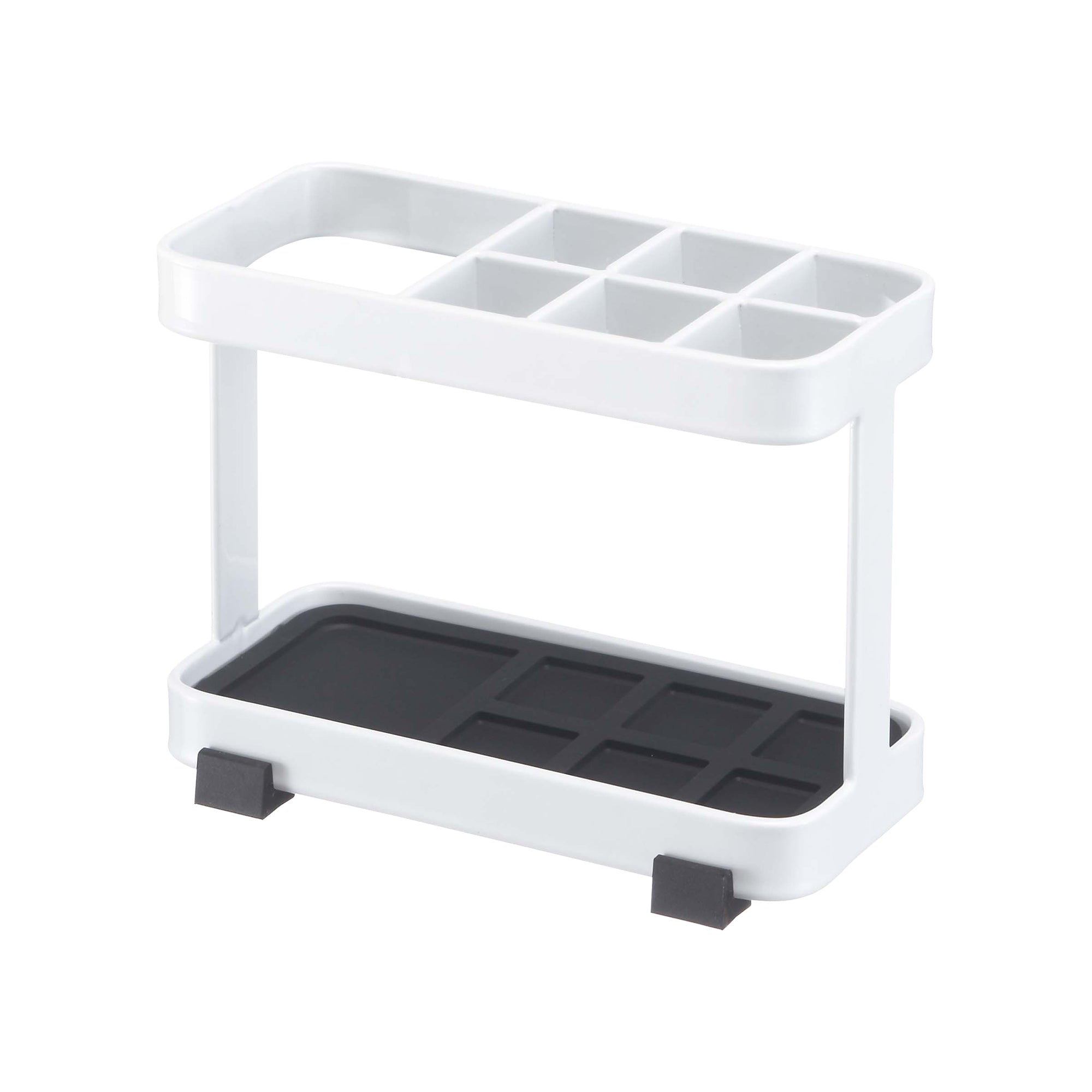 Toothbrush + Toothpaste Stand - Steel