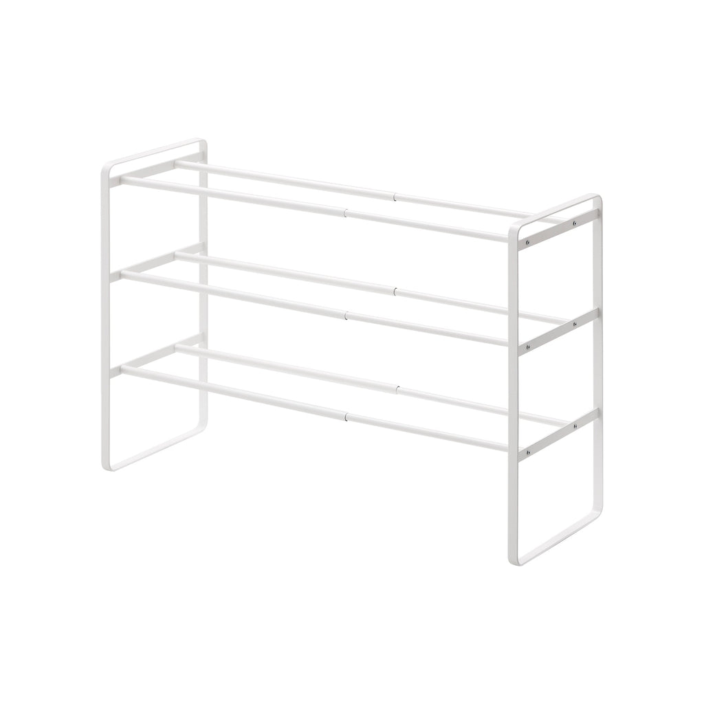 Three-Tier Expandable Shoe Rack (18" H)  - Steel