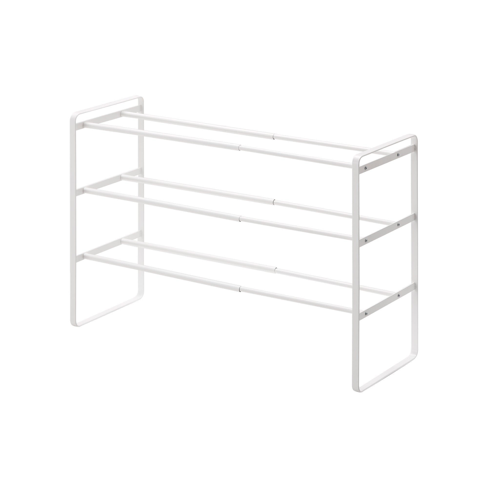 Three-Tier Expandable Shoe Rack (18" H)  - Steel