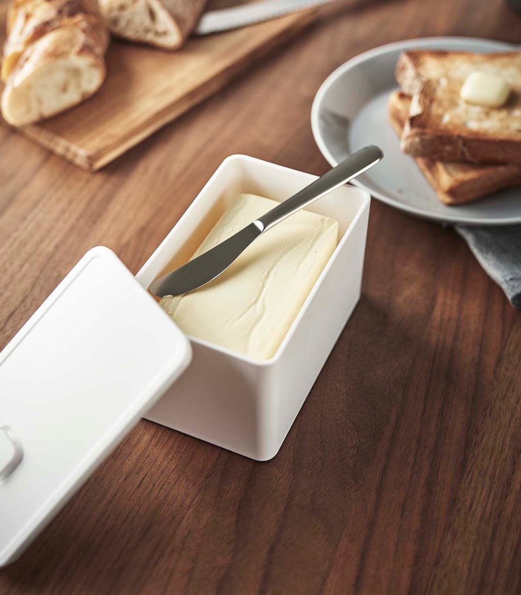 Airtight Butter Dish with Pop-Top Lid