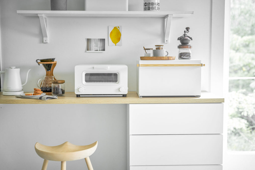 Bread Box - Steel + Wood